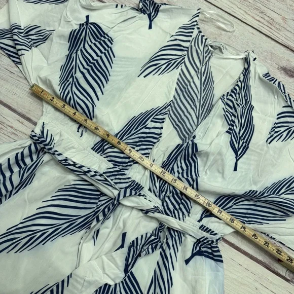 Baltic Born Corinth Maxi Dress White Blue Size XXL - Picture 5 of 9